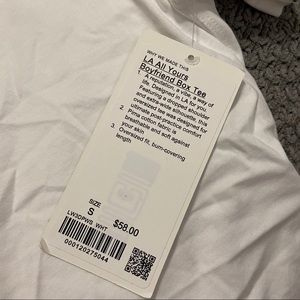Lululemon boyfriend box tee NWT